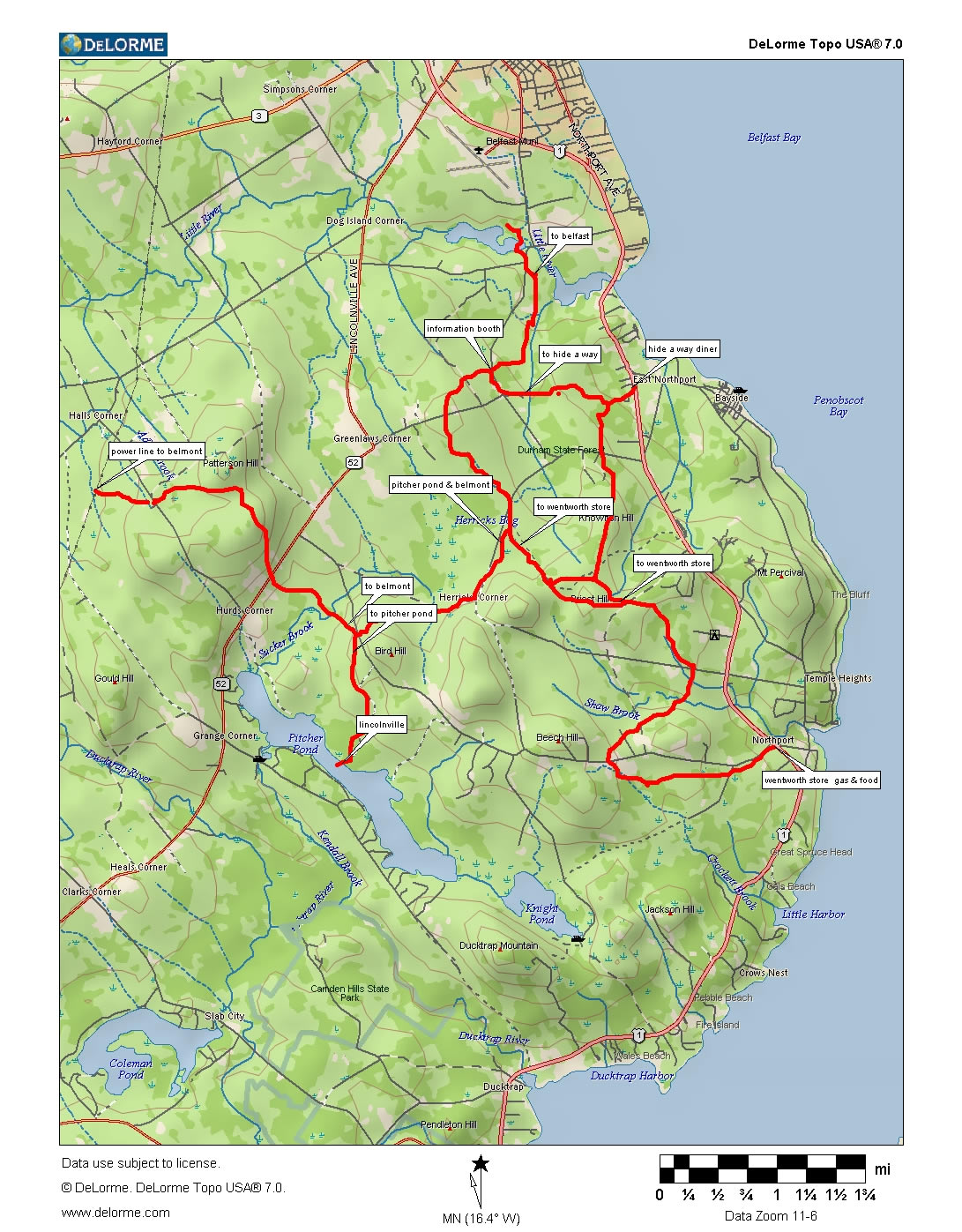 Ridge Rider Map Northport Ridge Riders - Northeast Snow